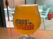 Mav's Taphouse serves Mela Brewing's Pumpkin Spice Hard Cider.