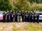 Ridgefield Police Department are one of several Ridgefield public safety agencies that are participating in the annual Pink Patch Project for Breast Cancer Awareness Month this year.
