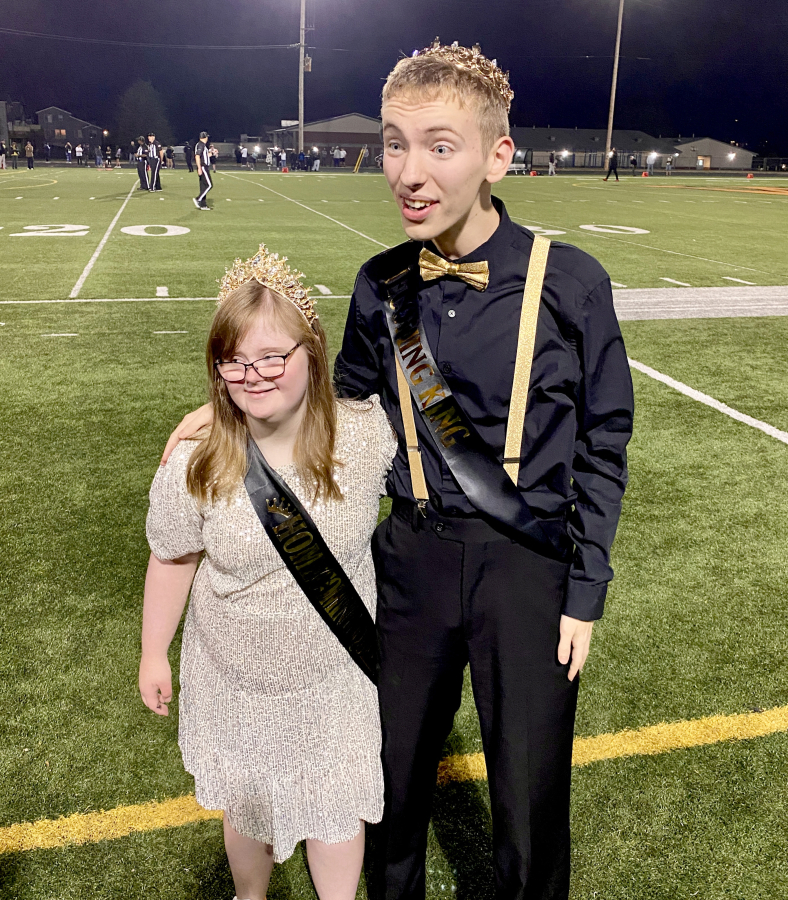 The Washougal High School student body recently elected their peers Suzanne Brown and Evan Miner as homecoming king and queen.