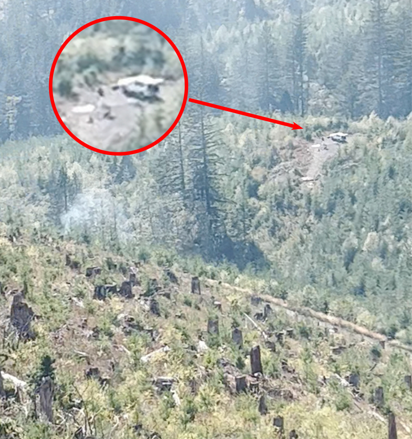 The Clark County Fire Marshal's Office is asking for the public's help identifying the vehicle pictured as a part of the investigation into the cause of the Nakia Creek Fire. The agency said the image was captured at around 3:30 p.m. Oct. 9 on a ridge near Larch Mountain.