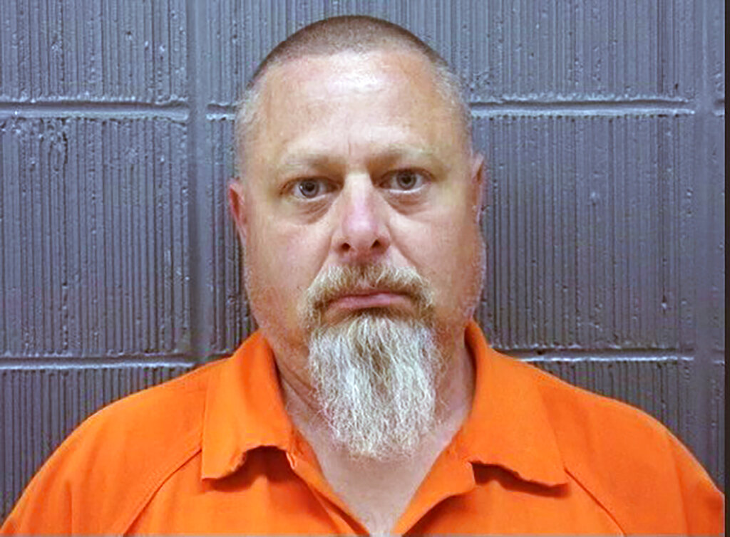 This image provided by Indiana State Police shows Richard Matthew Allen. Indiana authorities have arrested the man in the unsolved slayings of two teenage girls who were killed while hiking five years ago near their small community in northern Indiana hometown, police said Monday, Oct. 31, 2022. State Police Superintendent Doug Carter announced that Allen, 50, was arrested Friday on two murder counts in the killings of Liberty German, 14, and Abigail Williams, 13, in a case that has haunted the Indiana city of about 3,000 people.