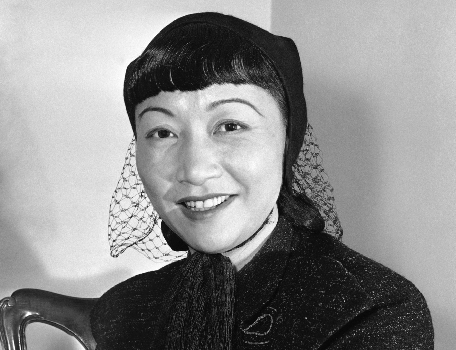 FILE - Chinese American actor Anna May Wong, whose first film appearance was in 1922 was "Chinese Parrot," appears on Jan. 22, 1946. More than 60 years after her death, Wong will be the first Asian American to grace U.S. currency. The U.S. Mint announced it will begin shipping quarters with her likeness later this month.