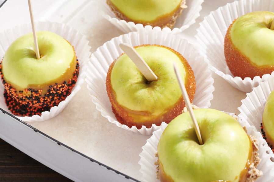Homemade caramel apples are surprisingly easy to make. You can use whatever apples you like, as long as they are firm and crisp (Photos by Cheyenne M.