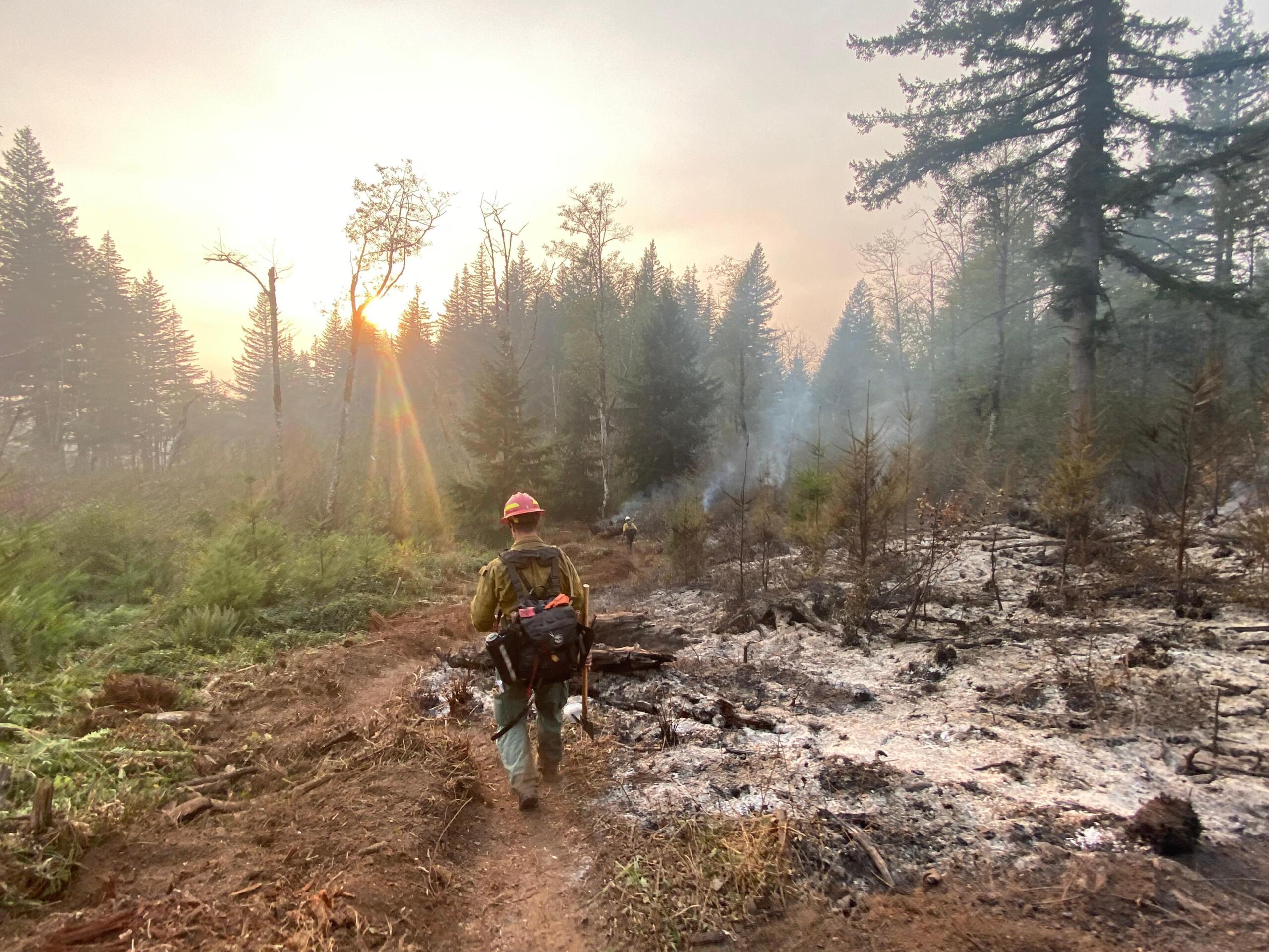 Containment of the Nakia Creek Fire grew to 12 percent on Tuesday night.