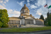 The Washington Capitol Building in Olympia.