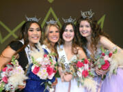 Miss Greater Vancouver Kayla Sousa; Miss Clark County Vanessa Munson; Miss Clark County's Outstanding Teen Tia Williams; Miss Greater Vancouver's Outstanding Teen Maddie Wallingford.