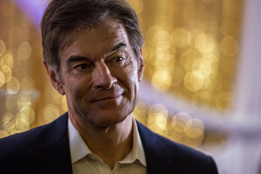 Republican candidate for the U.S. Senate Mehmet Oz on Oct. 2, 2022.