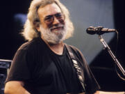 Jerry Garcia of the Grateful Dead performs live on Aug. 16, 1991, at the Shoreline Amphitheater in Mountainview, Calif.