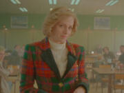 Kristen Stewart as Princess Diana in "Spencer." (Neon)