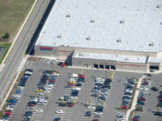 An aerial view of the Costco on Southeast First Street. The proposed Ridgefield location will be the warehouse club's third Clark County store.