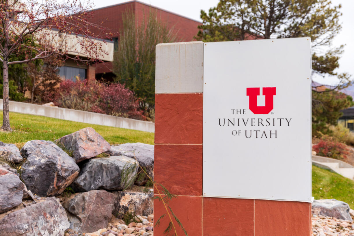 View at The University of Utah, Nov. 6, 2020, in Salt Lake City.
