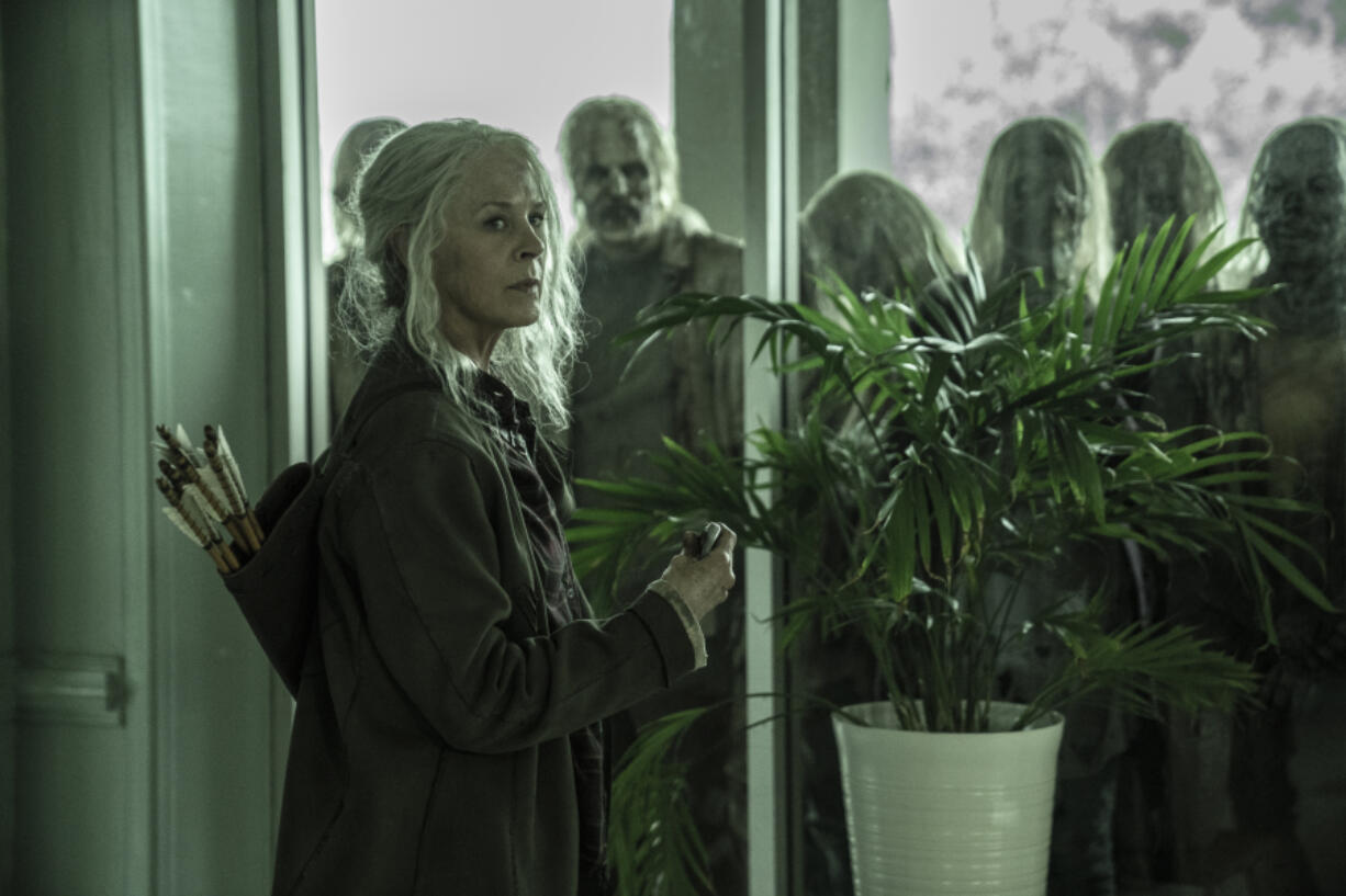 Melissa McBride as Carol Peletier 
 +in "The Walking Dead." (Jace Downs/AMC/TNS)