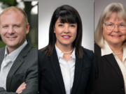 Glan Yung, Michelle Belkot, and Sue Marshall are leading in their races for Clark County Council on Tuesday night.