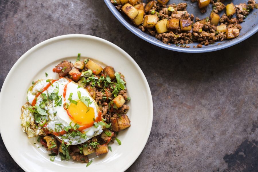 A recipe for Macanese Meat-and-Potato Hash.