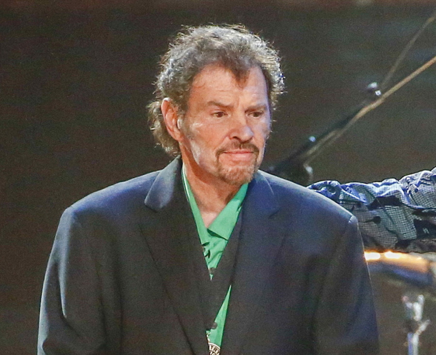FILE - Guitarist and fiddle player Jeff Cook from the band Alabama appears on stage at the concert "Sing me Back Home: The Music of Merle Haggard" in Nashville, Tenn., on April 6, 2017.  Cook died Nov. 7, 2022 at his home in Destin, Fla. He was 73.