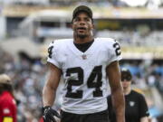 Safety Johnathan Abram (24) has been claimed off waivers by the Seattle Seahawks, the team announced on Wednesday, Nov. 30, 2022.