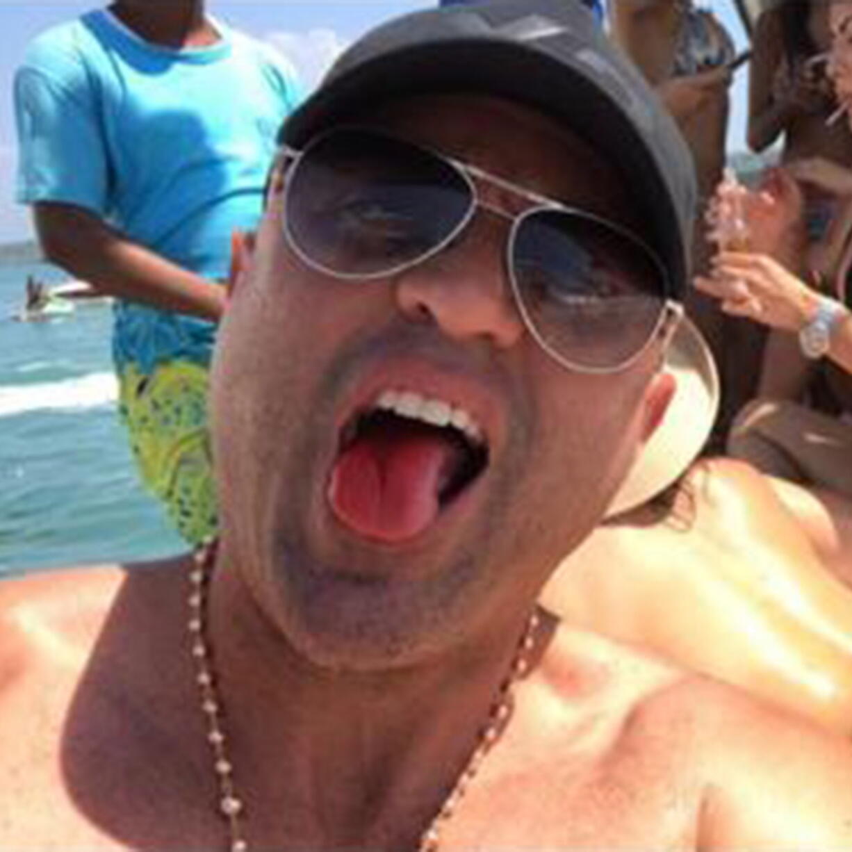 This photo obtained by The Associated Press shows Jose Irizarry in Cartagena, Colombia, in 2017. Irizarry accepts he's the most corrupt agent in U.S. Drug Enforcement Administration history, admitting he conspired with Colombian cartels to build a lavish lifestyle. But he says he won't take the rap alone, accusing long-trusted DEA colleagues of joining him in skimming millions from money laundering stings to fund a decade's worth of high living.