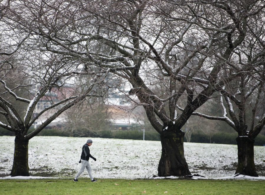 An ice storm — including freezing rain — could hit Clark County the day before Christmas Eve.