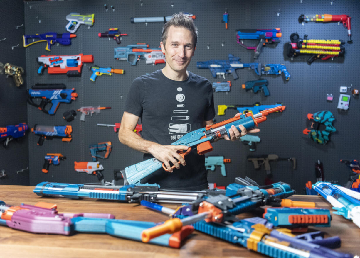 Small business owner and online content creator Luke Goodman is CEO of Out of Darts, which produces custom Nerf guns, modifications and other accessories.