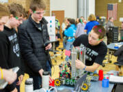 Woodland High School's robotics team, the Beaver Bots, attracts a diverse range of students from every grade level.