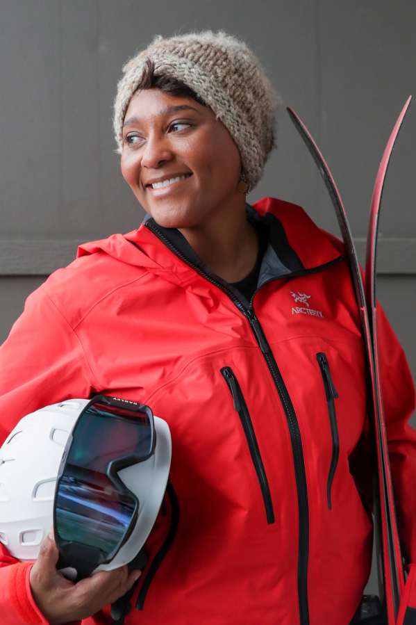 Annette Diggs is a ski instructor and founder of EDGE Outdoors, a non-profit that teaches snow sports to people of color.