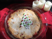 The Nantucket Cranberry Pie is an easy one-bowl pie that makes a great holiday dessert.