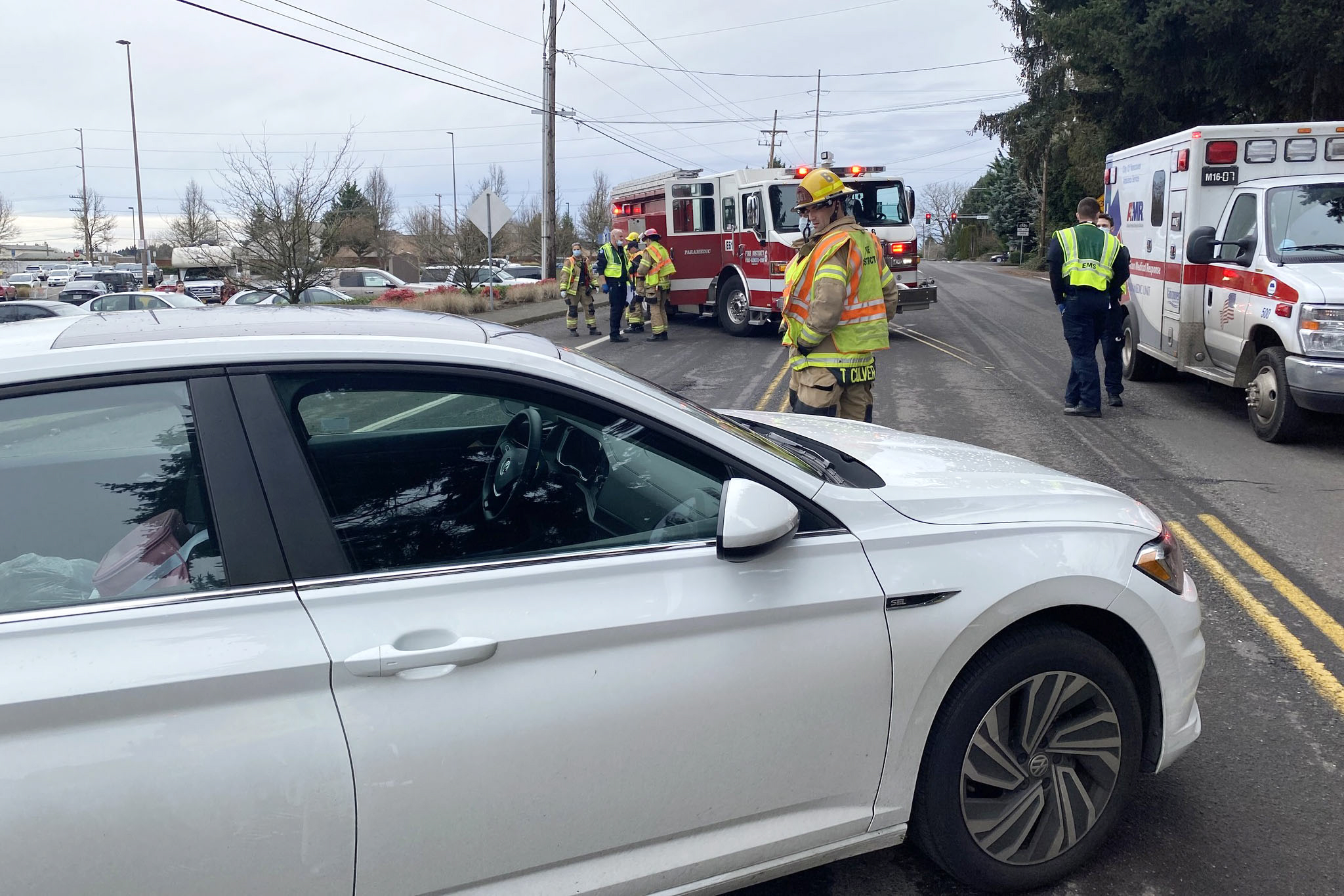 A 39-year-old Vancouver man was killed Friday afternoon when his motorcycle collided with a car in Hazel Dell, according to the Clark County Sheriff’s Office.