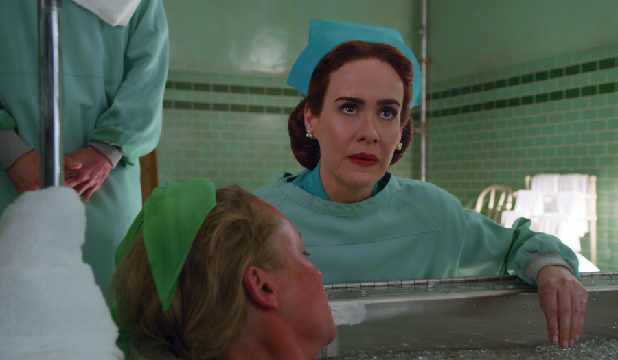 Sarah Paulson as Mildred Ratched in "Ratched." (Netflix)