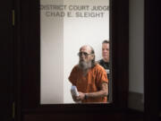 Convicted killer Warren Forrest leaves the courtroom Jan. 10, 2020, after appearing in Clark County Superior Court on a murder charge in the death of a teenage girl in the 1970s. Trial begins Monday and is expected to last three weeks.
