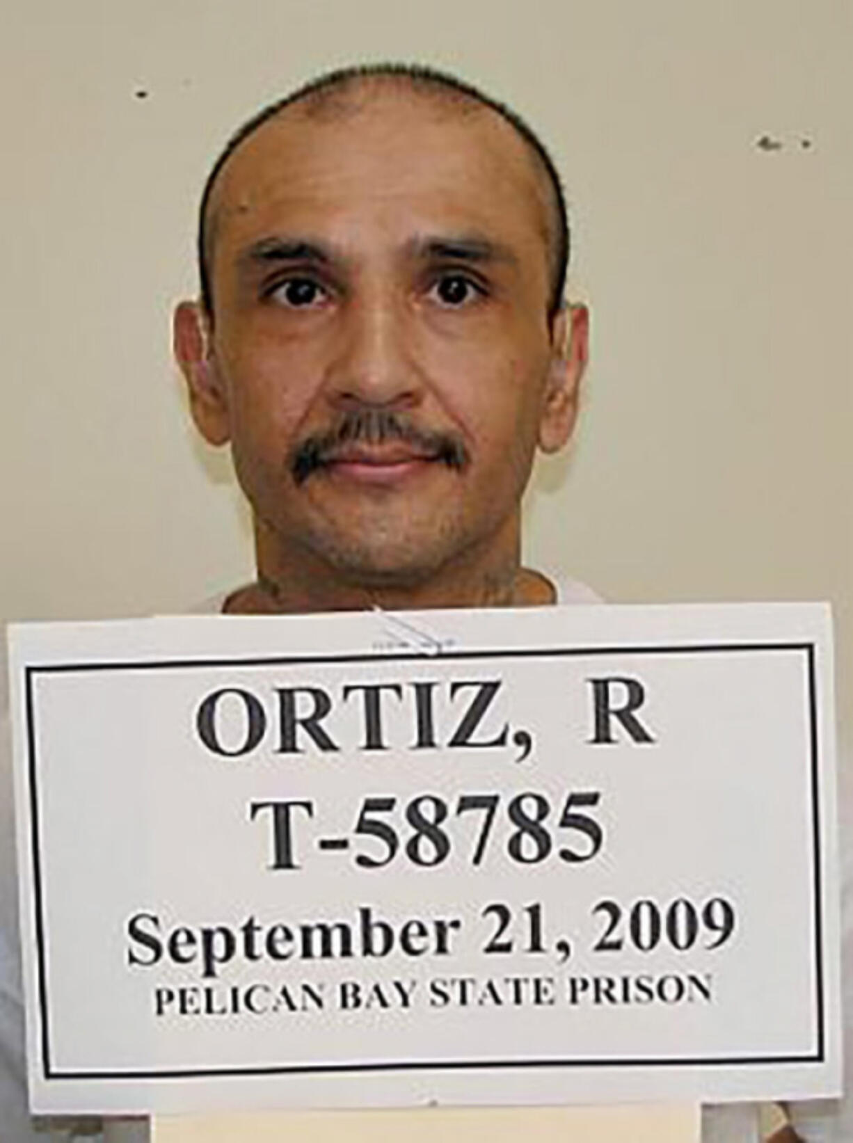 Donald Ortiz, shown in a 2009 photograph from the California Department of Corrections and Rehabilitation, was killed Nov. 19, 2021, in Chino.