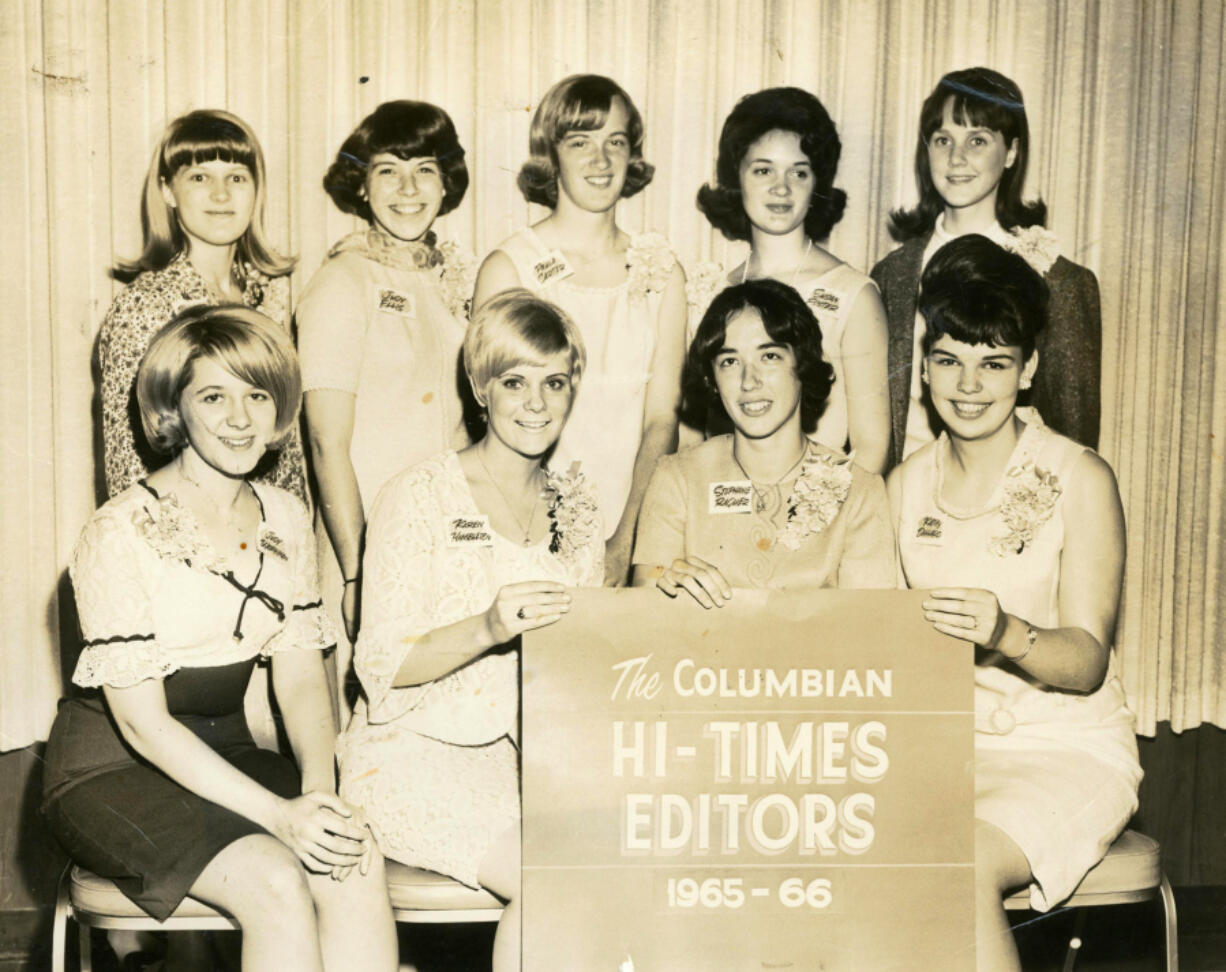 Judy Veazie was Woodland High School student Judy Workman, bottom left, when she fell in love with journalism. She couldn't have guessed that journalism skills would lead her to a satisfying career in health care finance, she writes.