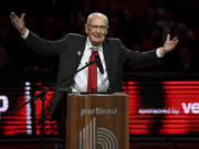 Bill Schonely, the longtime Portland Trail Blazers broadcaster who coined the phrase “Rip City” died on Saturday, Jan. 21, 2023. He was 93.