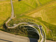 Vancouver's Land Bridge, photographed from above when it was new in 2008.