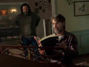 Frank played by Murray Bartlett, right, and Bill played by Nick Offerman bond over the perfect Linda Ronstadt song in Episode 3 of "The Last of Us." (Liane Hentscher/HBO)