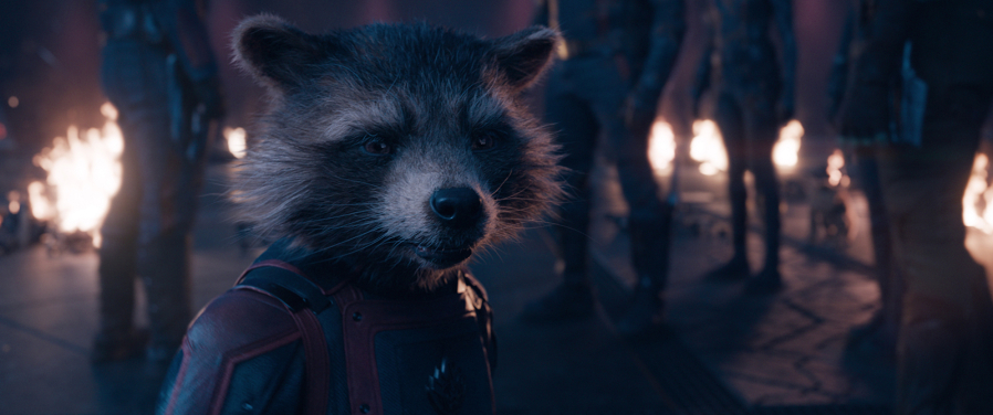 Rocket (voiced by Bradley Cooper) in Marvel Studios' "Guardians of the Galaxy Vol.