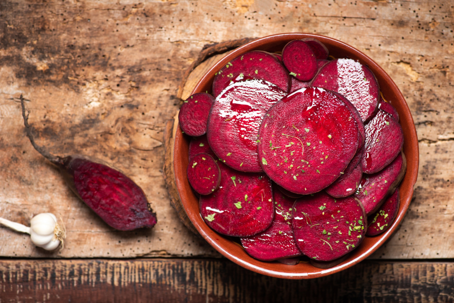 Beets are high in nitrates which may improve cardiovascular health in several ways.