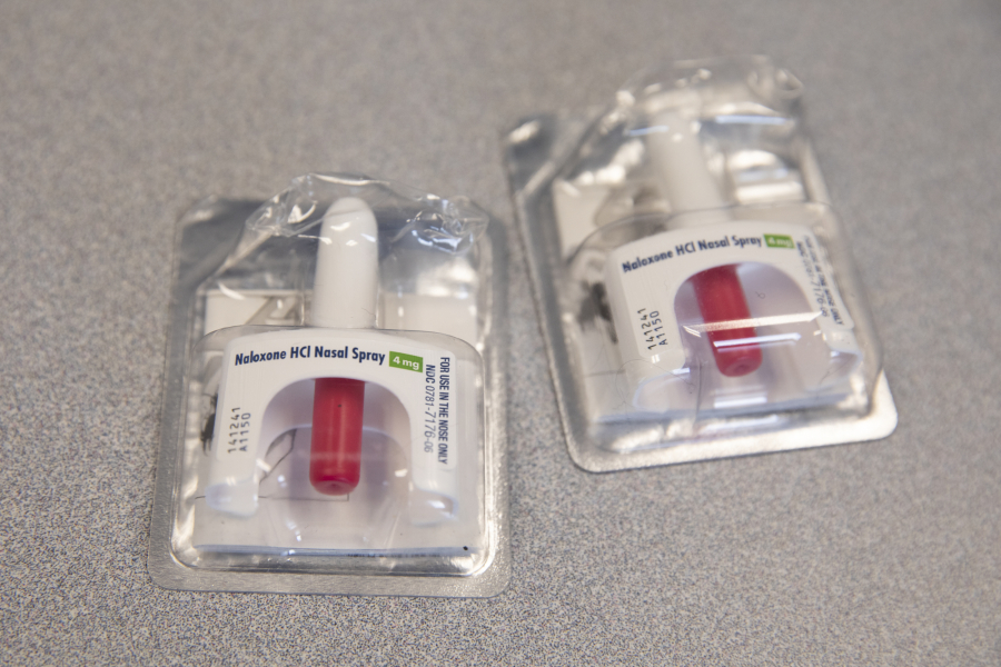 Doses of naloxone are typically stored at the nurses' station in schools around the district and every security officer carries at least one dose on their person.