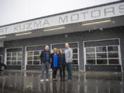 Alan Kuzma, from left, Patty Kuzma, Traci Kuzma and Nathan Kuzma were the last of the Kuzmas to run the Vancouver business icon Art Kuzma Motors. The business closed in January after nearly 90 years.