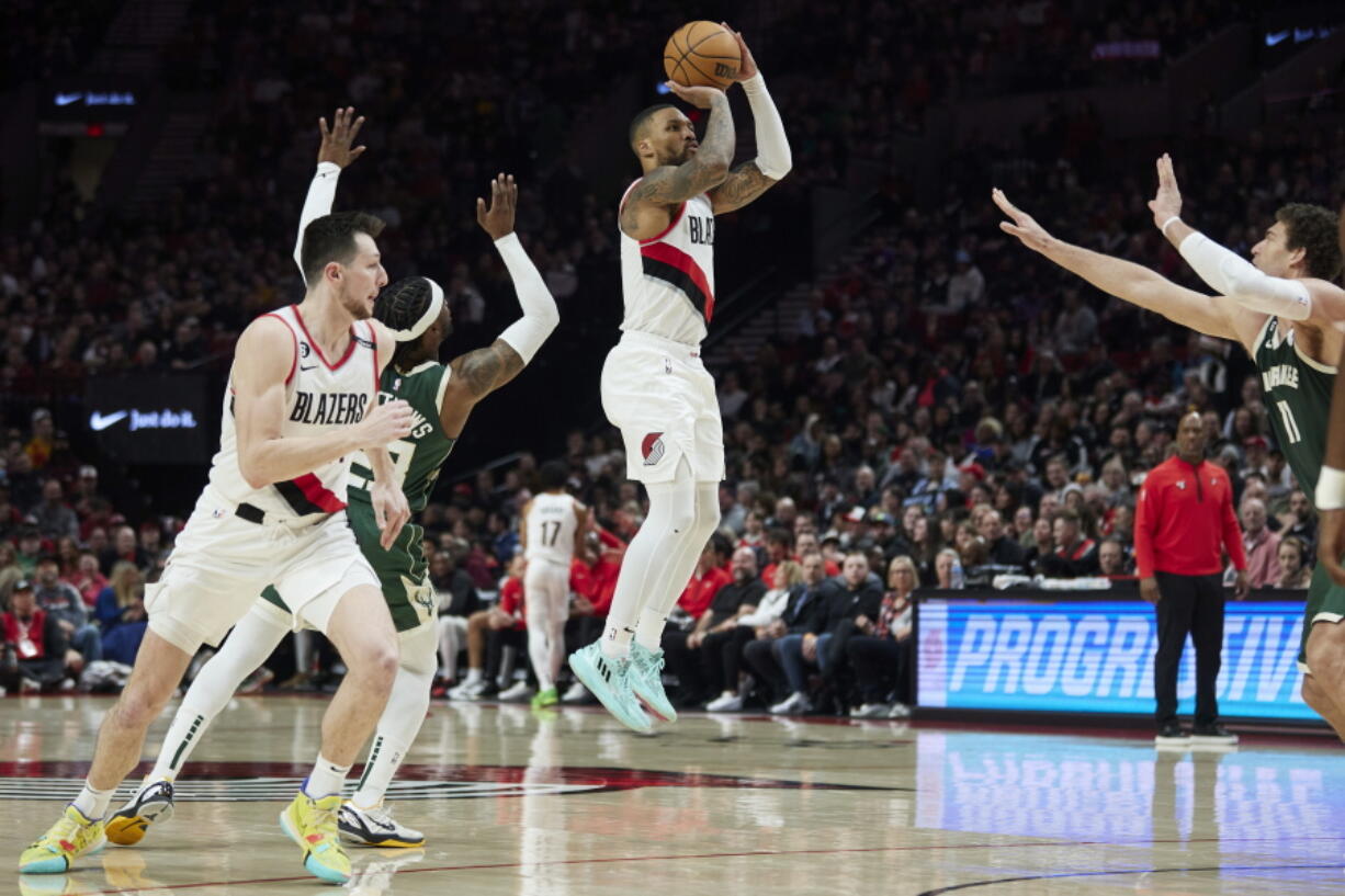 Lillard, Simons to compete in 3-point contest on NBA All-Star Saturday ...