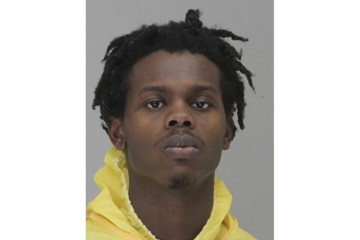 This image provided by Dallas County Jail shows Davion Irvin. Dallas police say Irvin, has been arrested, Thursday, Feb. 2, 2023, in the case of the two monkeys that were taken from the Dallas Zoo after he was spotted near the animal exhibits at an aquarium in the city.