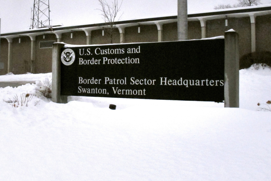 This Feb. 10, 2020 photo shows the headquarters of the U.S. Border Patrol's Swanton Sector in Swanton, Vt. Law enforcement officials say a Mexican immigrant who just entered the United States illegally from Canada collapsed and later died after being confronted by Border Patrol agents on a remote section of the U.S.-Canadian border in northern Vermont.