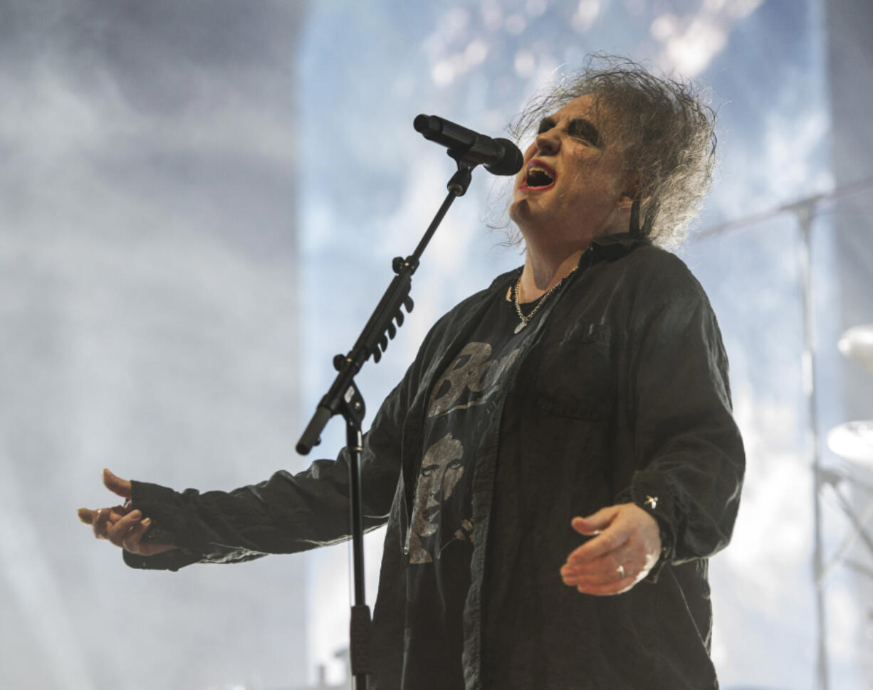 Robert Smith of The Cure performs Dec. 11 at the OVO Arena Wembley in London.