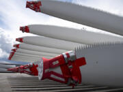 Wind turbine blades and other wind energy components are among the highest profile imports into the Port of Vancouver. The teeth at the end of the blades increase their velocity as they spin.