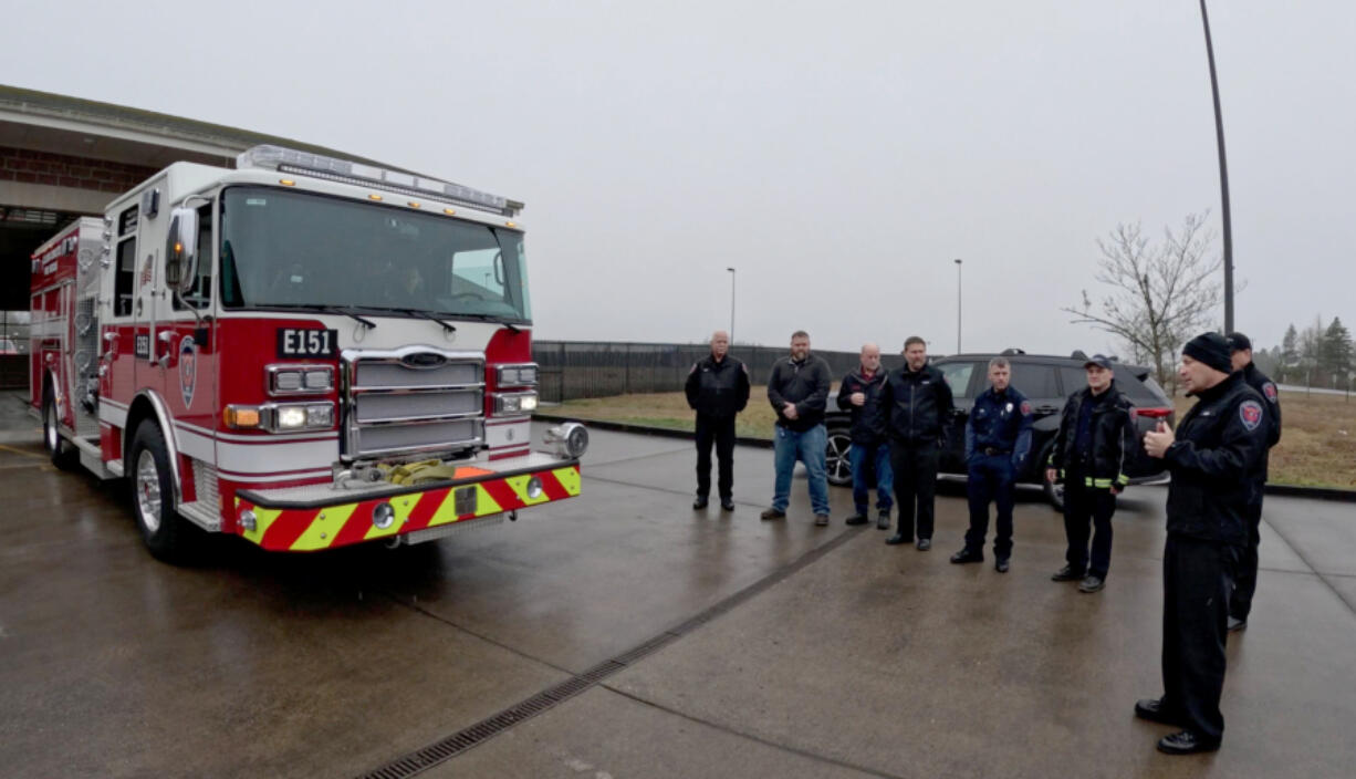 On March 8, Clark-Cowlitz Fire Rescue performed a traditional push-in ceremony at Station 151 for its new fire engine.