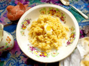 Millet can be enjoyed in sweet or savory recipes, but I like it best as a breakfast cereal, served warm with butter, honey and milk.