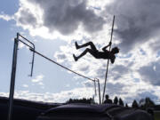 Washougal freshman Benjamin Johansen competes in the pole vault on March 21 during a track and field meet at Columbia River High School. All high school athletics could be eliminated at Washougal High School if voters don't approve a replacement levy in April.