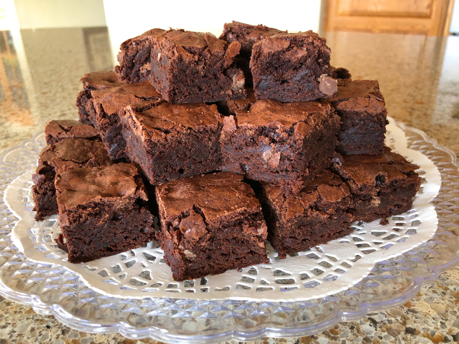 Reader Karen Lander bakes these family-favorite brownies all the time.