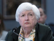 Treasury Secretary Janet Yellen testifies before the House Appropriations Committee on Budget and Oversight hearing to examine proposed budget estimates and justification for the 2024 fiscal year on Capitol Hill Thursday, March 23, 2023, in Washington.