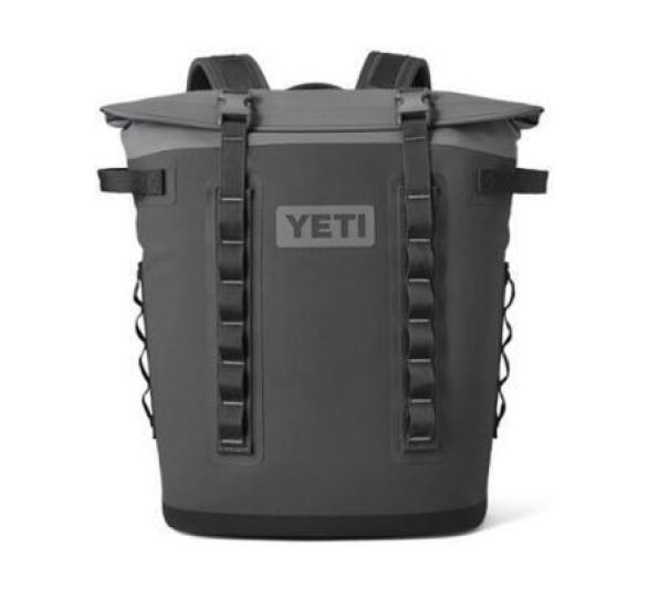 This photo provided by the Consumer Product Safety Commission shows YETI Hopper M20 Soft Backpack Cooler.