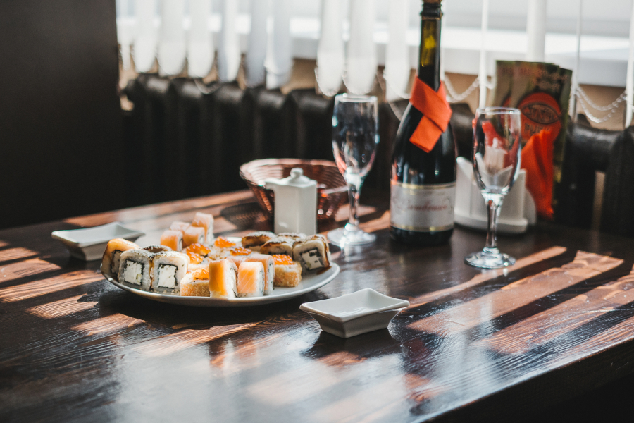 When in doubt, pair sushi with Champagne.